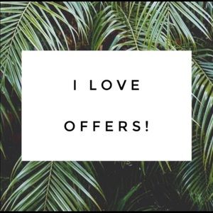 All reasonable offers accepted